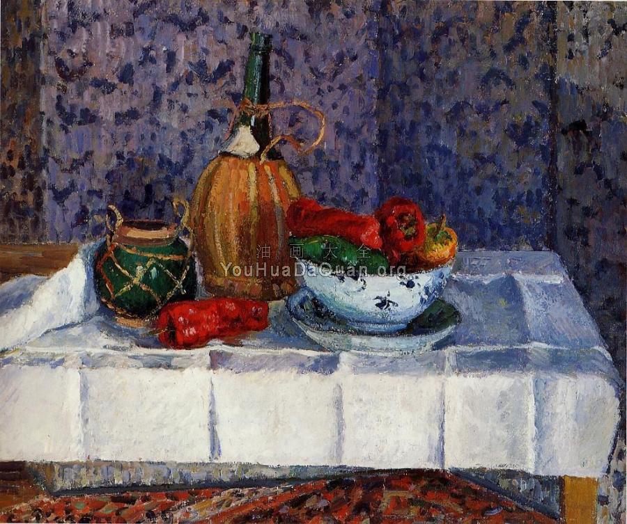 Still Life with Spanish Peppers - 卡米耶·毕沙罗